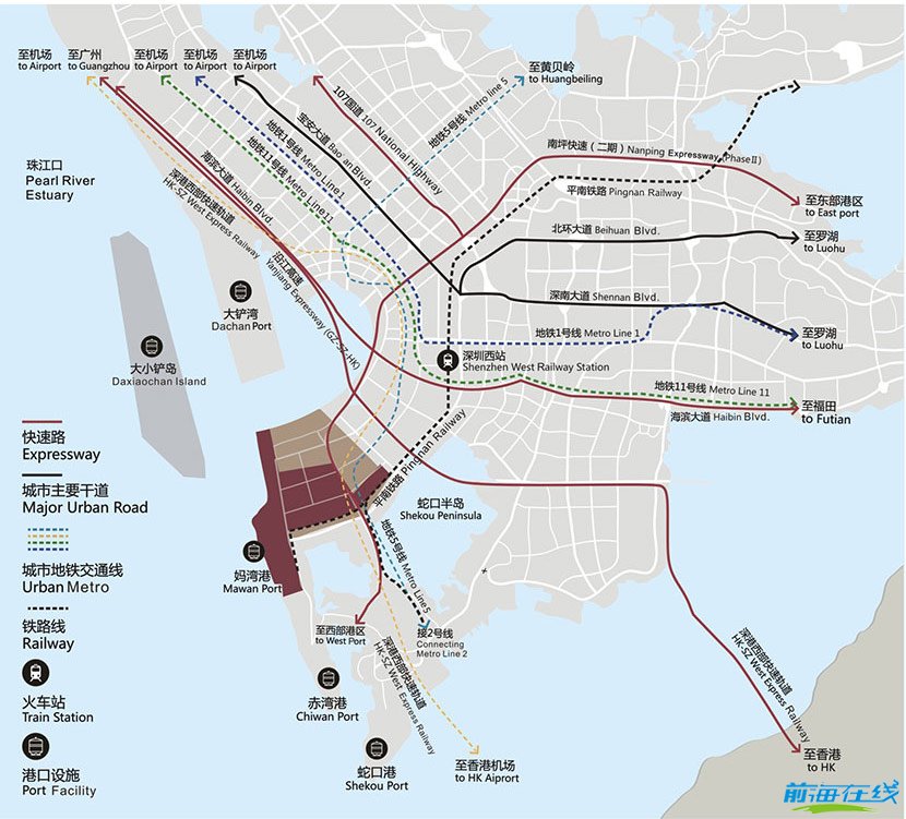 从地理、交通等方面详解前海5大优势(图2) 前海注册公司