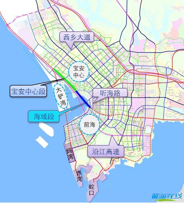 要致富,先修路!前海-宝中-西乡一线牵!(图2) 注册深圳前海公司